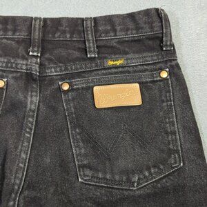 Wrangler Jeans Men's 29x30 Fits 29x29 Black 936 WBK Slim Cowboy Cut Slim Fit